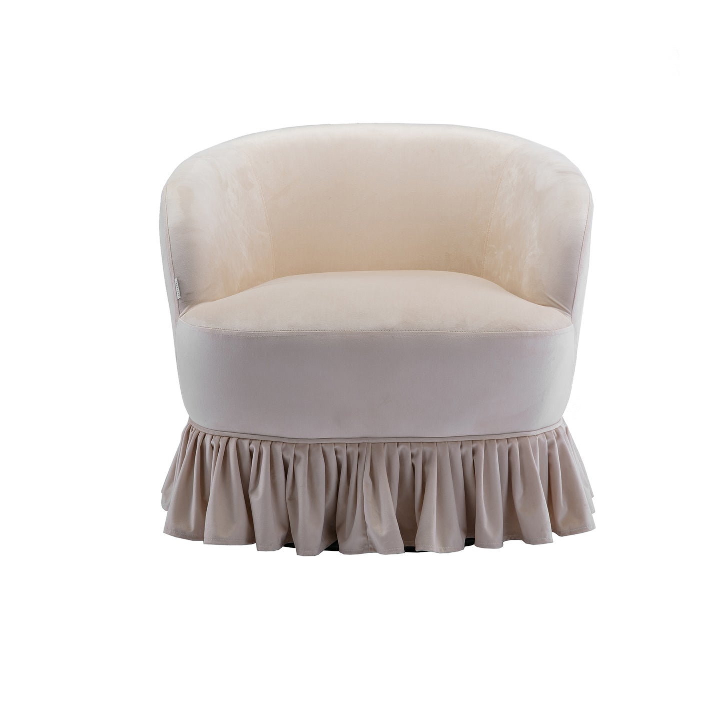 MOONMISS 360 Degree Swivel Barrel Chair, Comfy Round Accent Sofa Chair for Living Room, Swivel Barrel Club Chair, Leisure Arm Chair for Nursery, Hotel, Bedroom, Office, Lounge