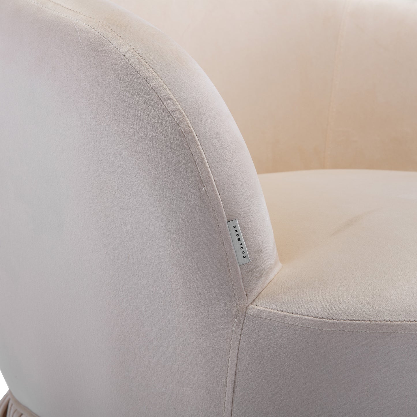 MOONMISS 360 Degree Swivel Barrel Chair, Comfy Round Accent Sofa Chair for Living Room, Swivel Barrel Club Chair, Leisure Arm Chair for Nursery, Hotel, Bedroom, Office, Lounge
