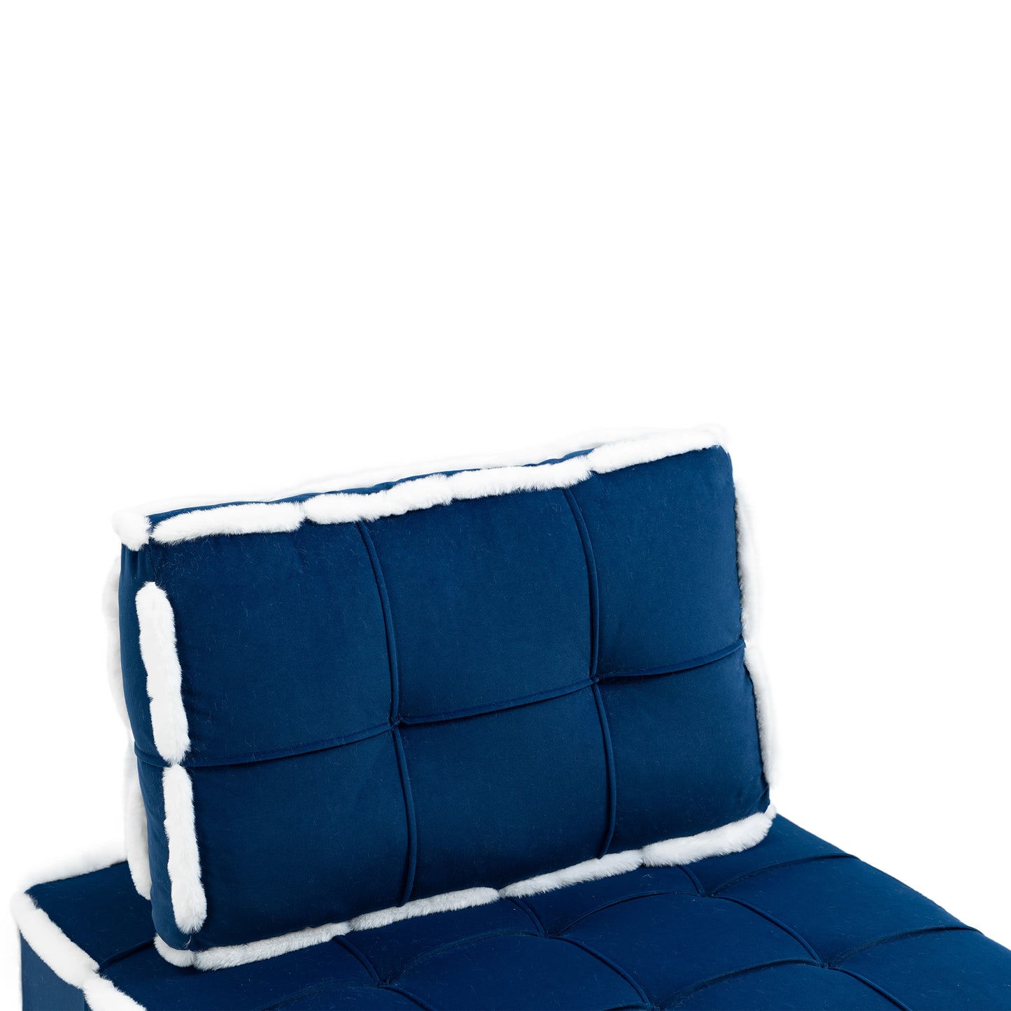 MOONMISS Upholstered Deep Seat Armless Accent Single Lazy Sofa Lounge Arm Chair,Comfy Oversized Leisure Barrel Chairs for Living Room/Office/Meeting-room/Apartment/Bedroom Furniture Set