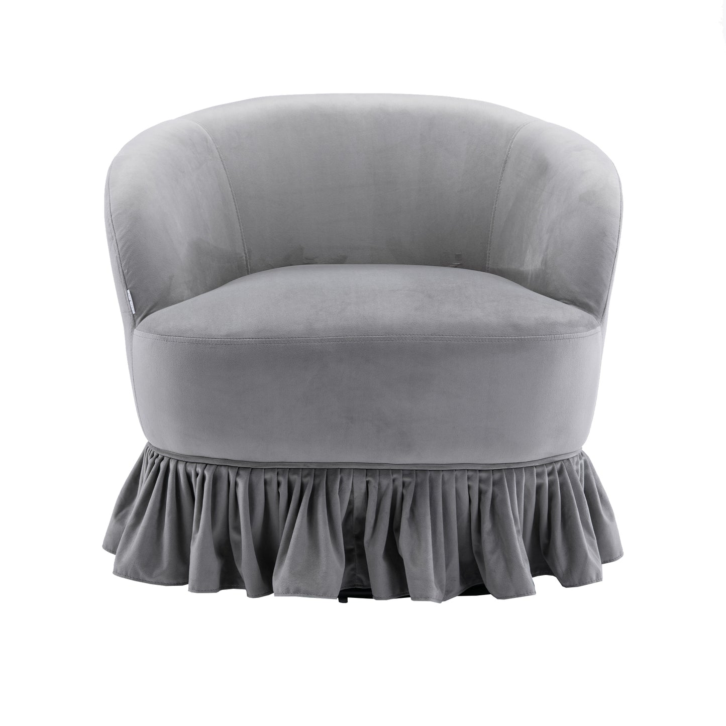 MOONMISS 360 Degree Swivel Barrel Chair, Comfy Round Accent Sofa Chair for Living Room, Swivel Barrel Club Chair, Leisure Arm Chair for Nursery, Hotel, Bedroom, Office, Lounge