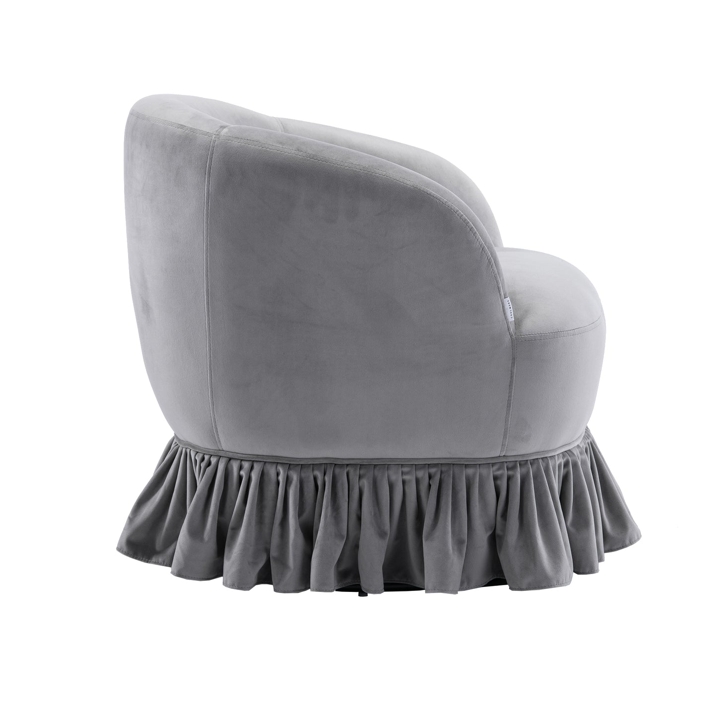 MOONMISS 360 Degree Swivel Barrel Chair, Comfy Round Accent Sofa Chair for Living Room, Swivel Barrel Club Chair, Leisure Arm Chair for Nursery, Hotel, Bedroom, Office, Lounge