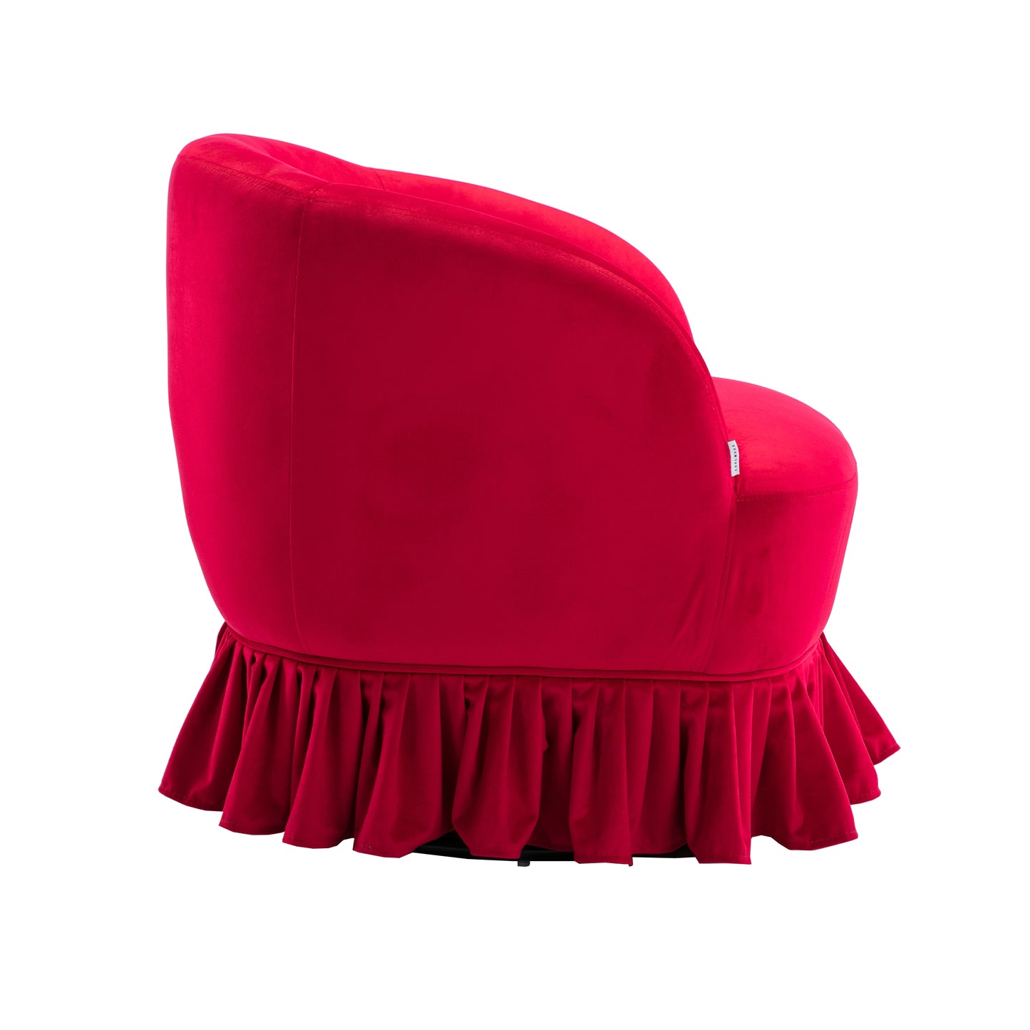 MOONMISS 360 Degree Swivel Barrel Chair, Comfy Round Accent Sofa Chair for Living Room, Swivel Barrel Club Chair, Leisure Arm Chair for Nursery, Hotel, Bedroom, Office, Lounge