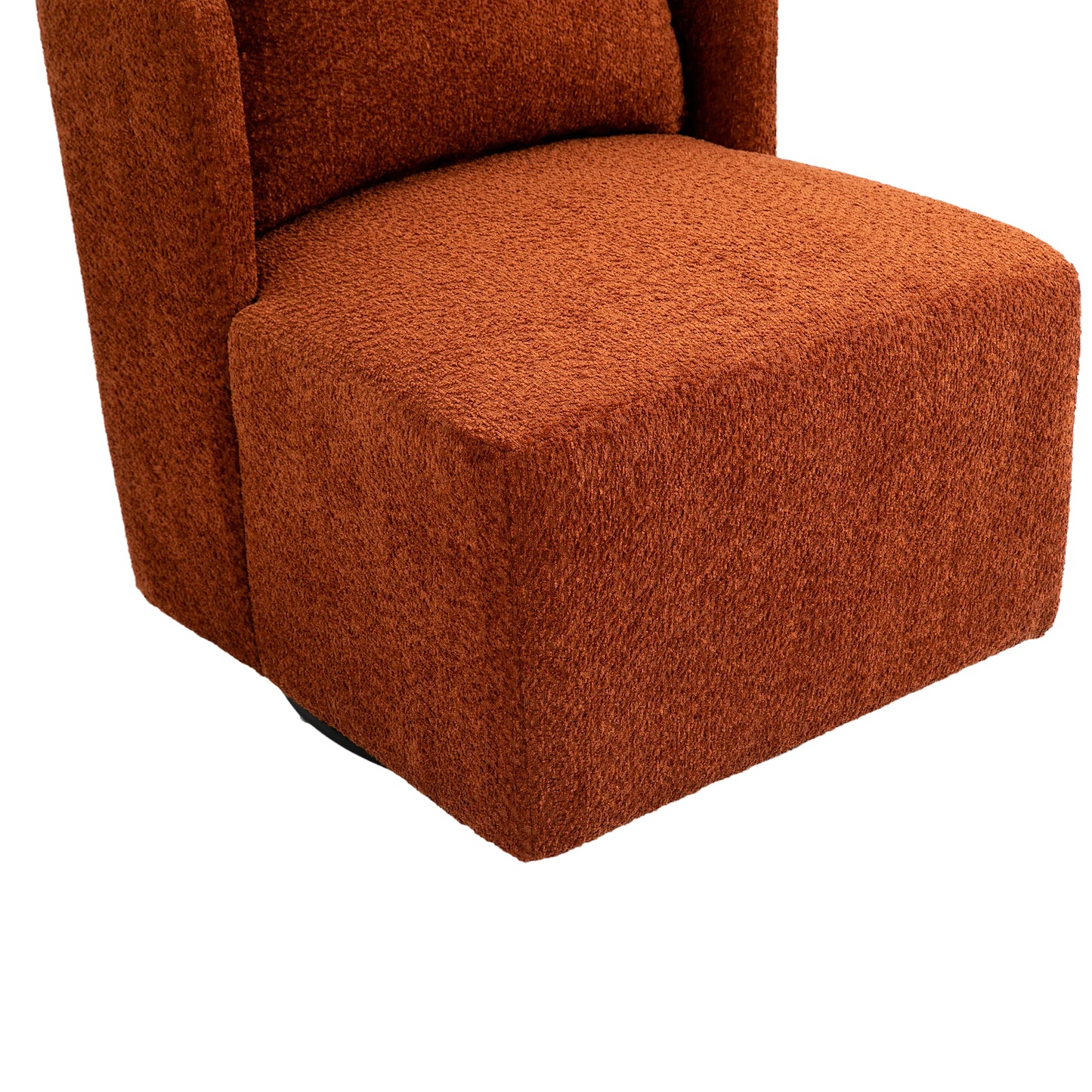 MOONMISS Swivel Barrel Chair, Comfy Round Accent Sofa Chair for Living Room, 360 Degree Swivel Barrel Club Chair, Leisure Arm Chair for Nursery, Hotel, Bedroom, Office, Lounge