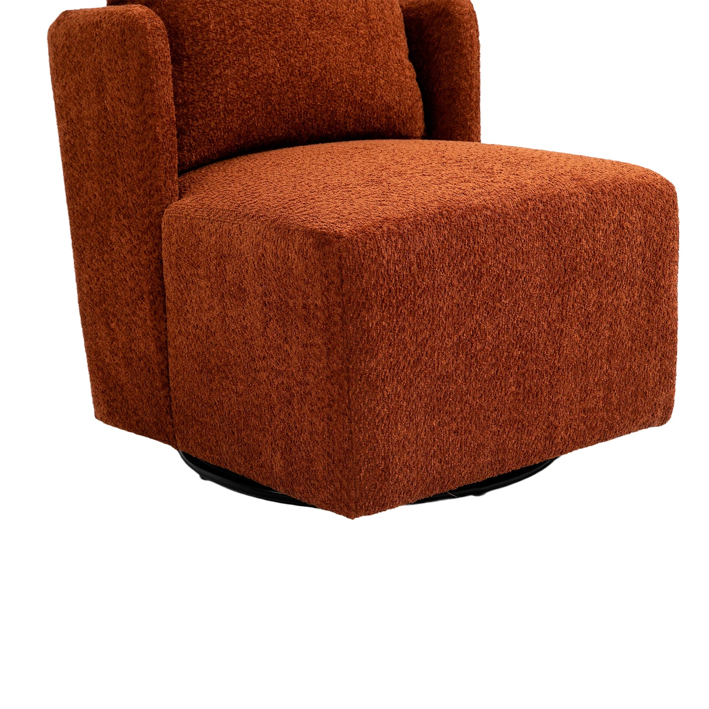 MOONMISS Swivel Barrel Chair, Comfy Round Accent Sofa Chair for Living Room, 360 Degree Swivel Barrel Club Chair, Leisure Arm Chair for Nursery, Hotel, Bedroom, Office, Lounge