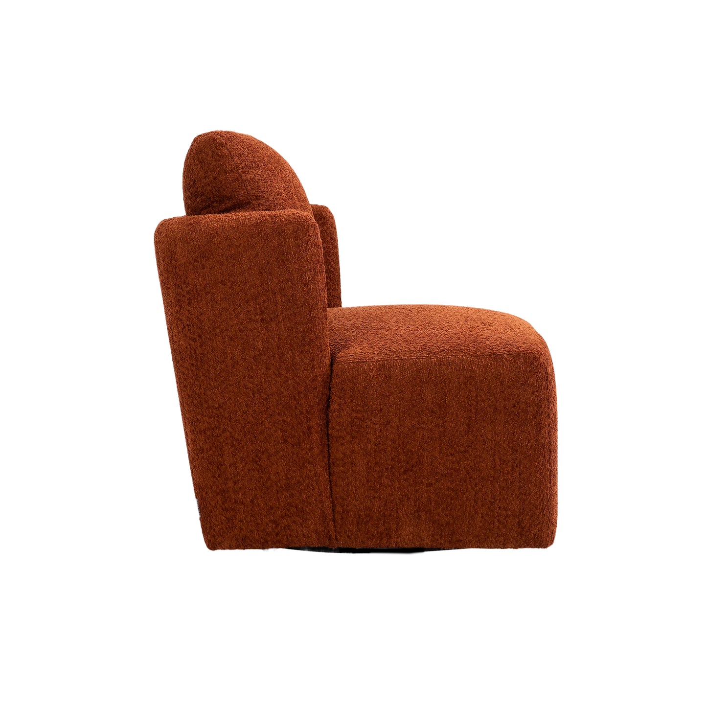 MOONMISS Swivel Barrel Chair, Comfy Round Accent Sofa Chair for Living Room, 360 Degree Swivel Barrel Club Chair, Leisure Arm Chair for Nursery, Hotel, Bedroom, Office, Lounge