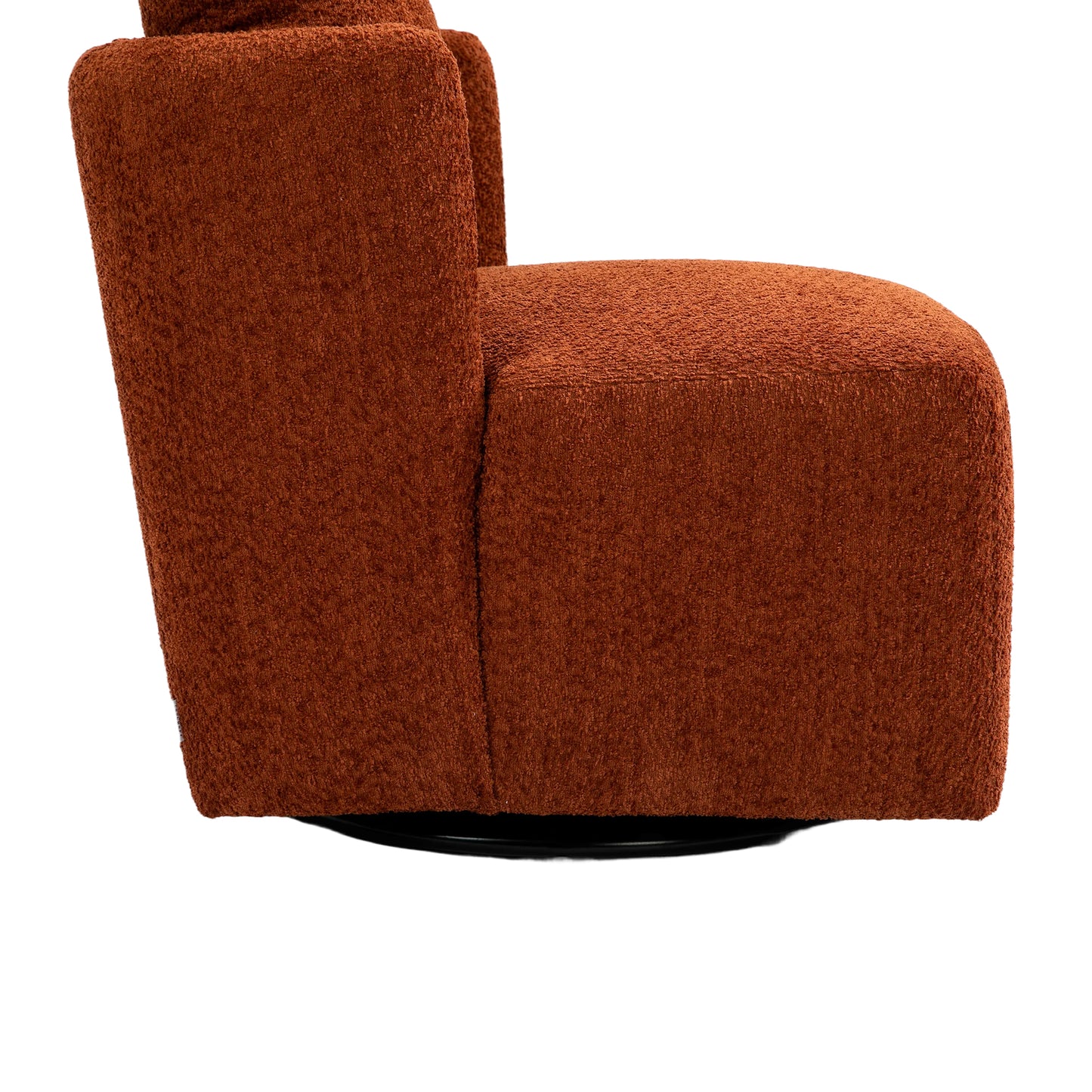 MOONMISS Swivel Barrel Chair, Comfy Round Accent Sofa Chair for Living Room, 360 Degree Swivel Barrel Club Chair, Leisure Arm Chair for Nursery, Hotel, Bedroom, Office, Lounge