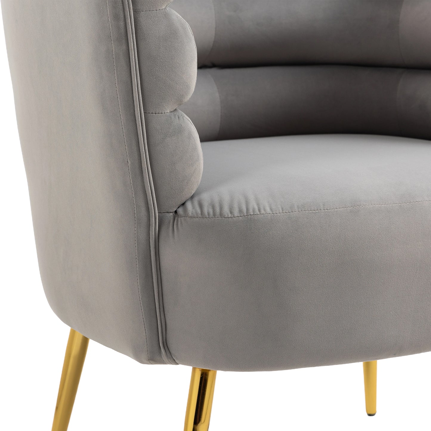 MOONMISS Accent Chair , Leisure Single Chair with Golden Feet, Suitable for Living Room, Bedroom, Dressing-room