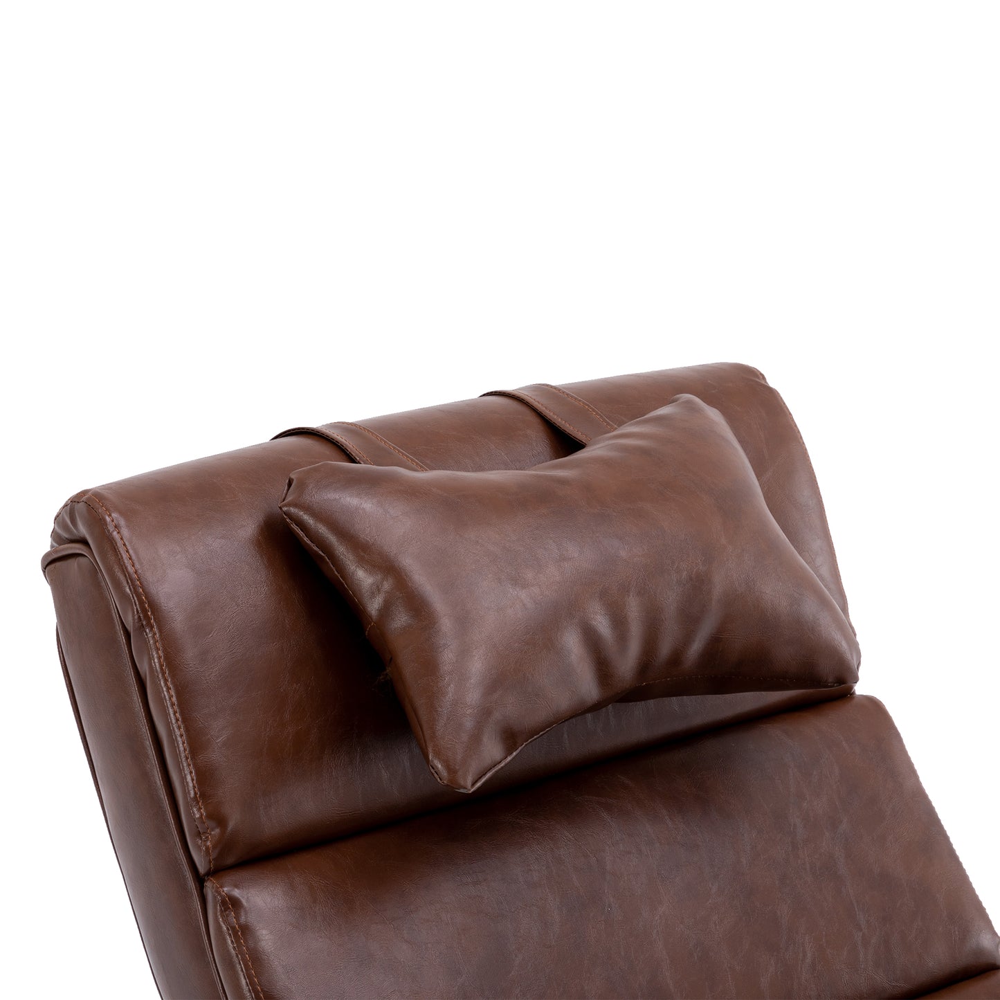 MOONMISS Modern and Comfortable Leather Rocking Chair for Living Room, Bedroom