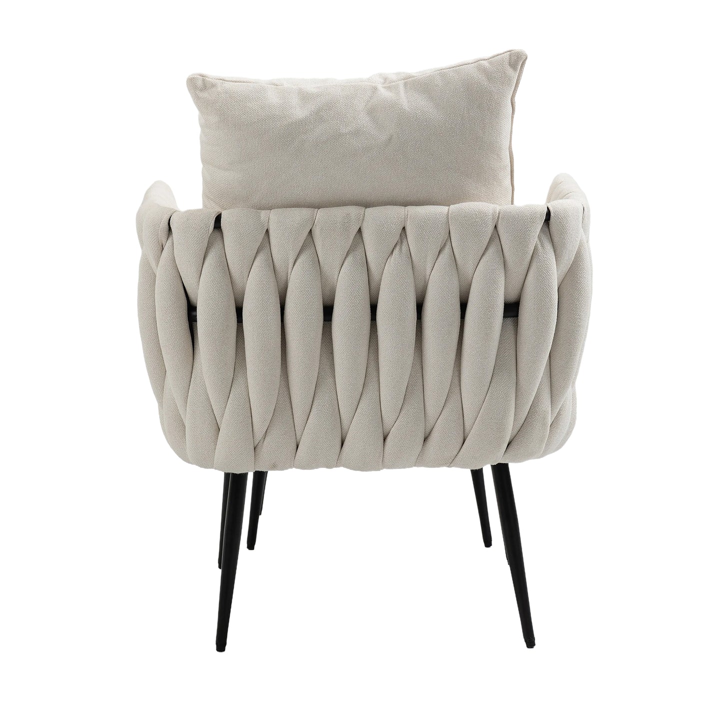 MOONMISS Accent Chair Modern Upholstered Armchair Tufted Chair with Metal Frame, Single Leisure Chairs for Living Room, Bedroom