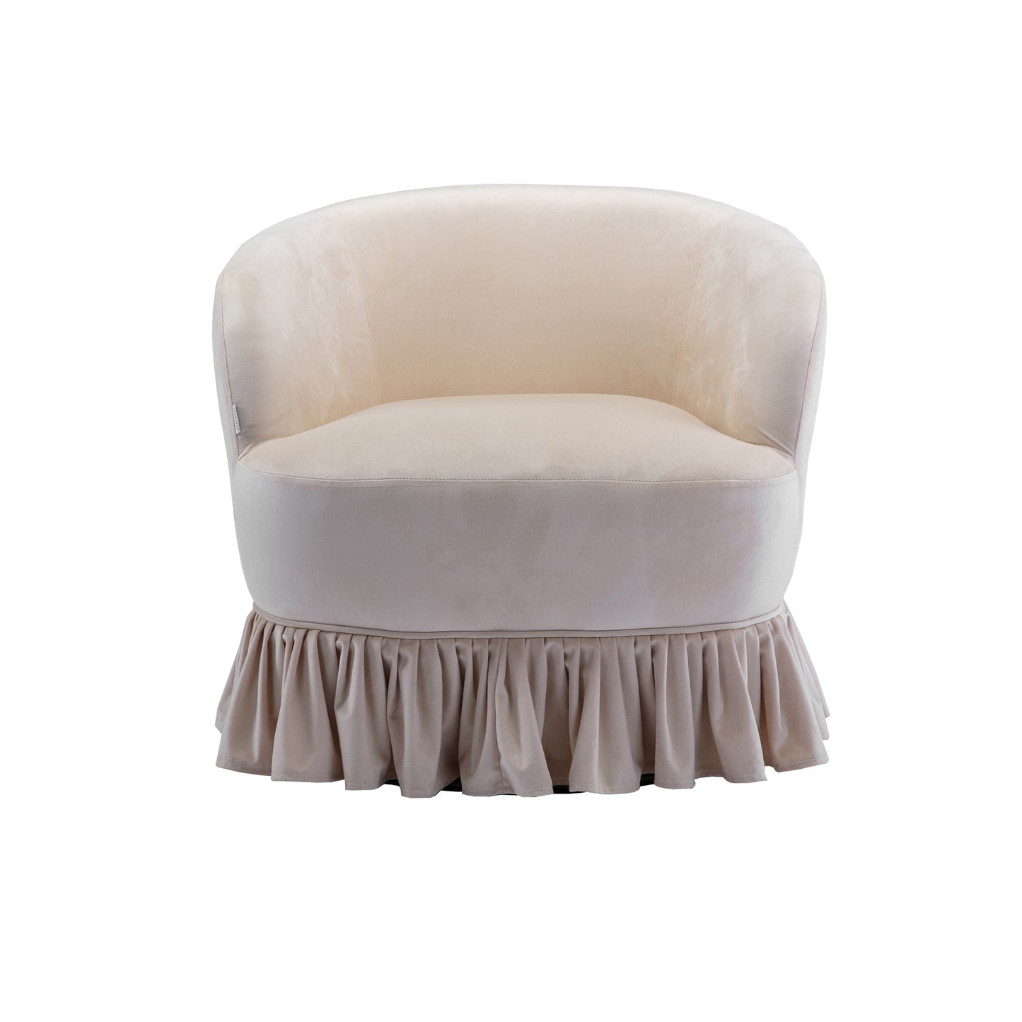 MOONMISS 360 Degree Swivel Barrel Chair, Comfy Round Accent Sofa Chair for Living Room, Swivel Barrel Club Chair, Leisure Arm Chair for Nursery, Hotel, Bedroom, Office, Lounge
