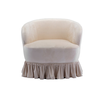 MOONMISS 360 Degree Swivel Barrel Chair, Comfy Round Accent Sofa Chair for Living Room, Swivel Barrel Club Chair, Leisure Arm Chair for Nursery, Hotel, Bedroom, Office, Lounge