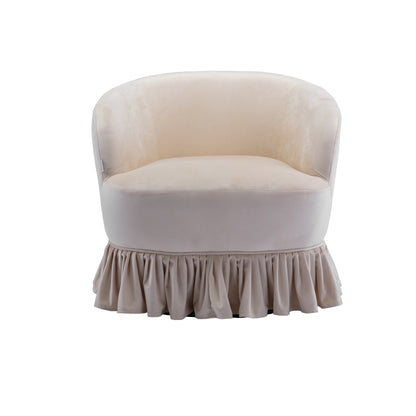 MOONMISS 360 Degree Swivel Barrel Chair, Comfy Round Accent Sofa Chair for Living Room, Swivel Barrel Club Chair, Leisure Arm Chair for Nursery, Hotel, Bedroom, Office, Lounge