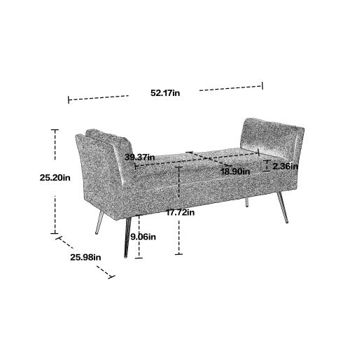 MOONMISS Living Room Bench /End of Bed Bench