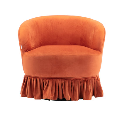 MOONMISS 360 Degree Swivel Barrel Chair, Comfy Round Accent Sofa Chair for Living Room, Swivel Barrel Club Chair, Leisure Arm Chair for Nursery, Hotel, Bedroom, Office, Lounge