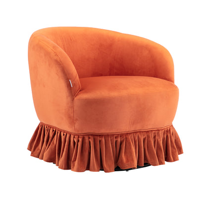 MOONMISS 360 Degree Swivel Barrel Chair, Comfy Round Accent Sofa Chair for Living Room, Swivel Barrel Club Chair, Leisure Arm Chair for Nursery, Hotel, Bedroom, Office, Lounge