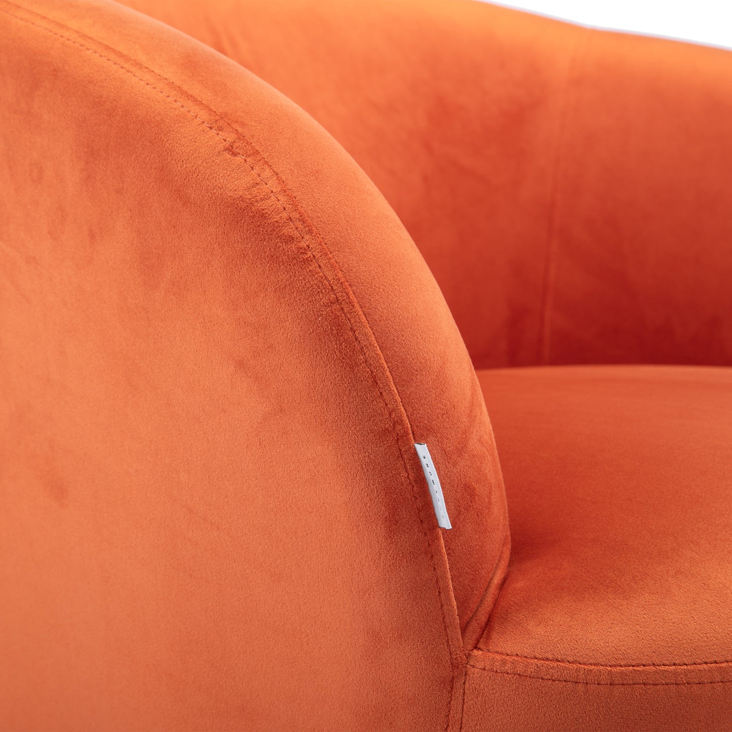 MOONMISS 360 Degree Swivel Barrel Chair, Comfy Round Accent Sofa Chair for Living Room, Swivel Barrel Club Chair, Leisure Arm Chair for Nursery, Hotel, Bedroom, Office, Lounge