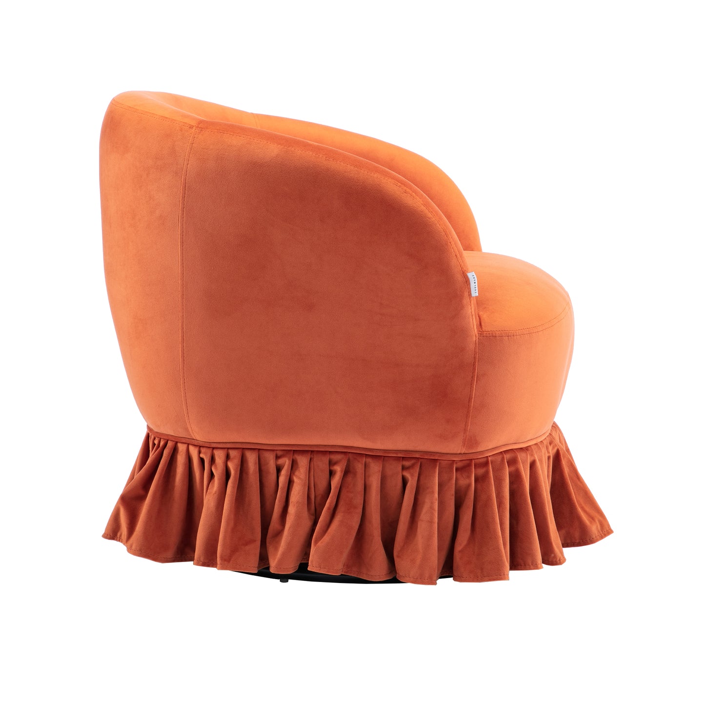 MOONMISS 360 Degree Swivel Barrel Chair, Comfy Round Accent Sofa Chair for Living Room, Swivel Barrel Club Chair, Leisure Arm Chair for Nursery, Hotel, Bedroom, Office, Lounge