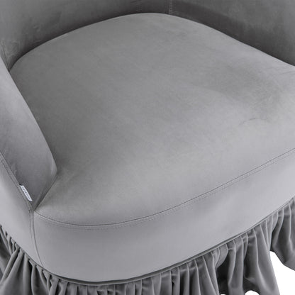 MOONMISS 360 Degree Swivel Barrel Chair, Comfy Round Accent Sofa Chair for Living Room, Swivel Barrel Club Chair, Leisure Arm Chair for Nursery, Hotel, Bedroom, Office, Lounge
