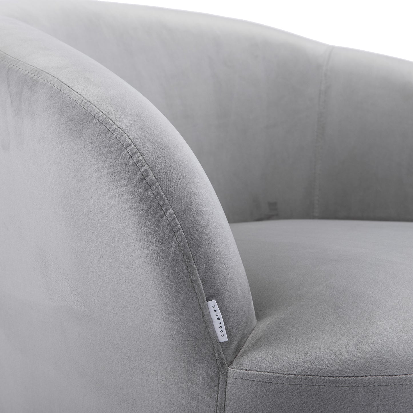 MOONMISS 360 Degree Swivel Barrel Chair, Comfy Round Accent Sofa Chair for Living Room, Swivel Barrel Club Chair, Leisure Arm Chair for Nursery, Hotel, Bedroom, Office, Lounge