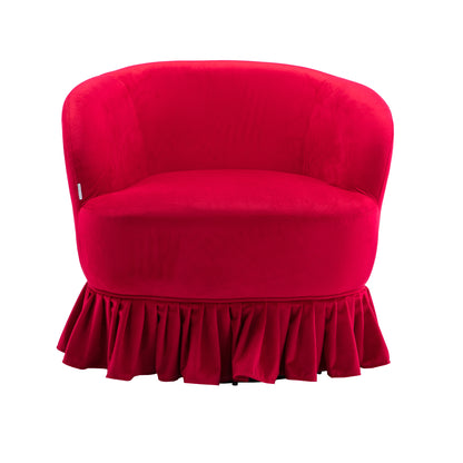 MOONMISS 360 Degree Swivel Barrel Chair, Comfy Round Accent Sofa Chair for Living Room, Swivel Barrel Club Chair, Leisure Arm Chair for Nursery, Hotel, Bedroom, Office, Lounge