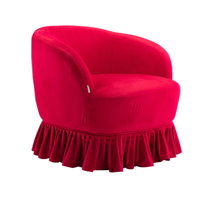 MOONMISS 360 Degree Swivel Barrel Chair, Comfy Round Accent Sofa Chair for Living Room, Swivel Barrel Club Chair, Leisure Arm Chair for Nursery, Hotel, Bedroom, Office, Lounge
