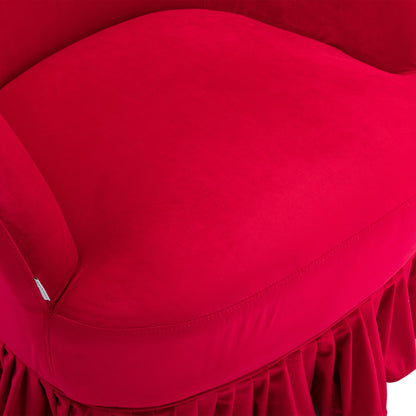 MOONMISS 360 Degree Swivel Barrel Chair, Comfy Round Accent Sofa Chair for Living Room, Swivel Barrel Club Chair, Leisure Arm Chair for Nursery, Hotel, Bedroom, Office, Lounge