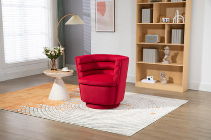 MOONMISS 360 Degree Swivel Barrel Chair, Comfy Round Accent Chair with storage for Living Room, 360 Degree Swivel Barrel Club Chair, Leisure Arm Chair for Nursery, Hotel, Bedroom, Office