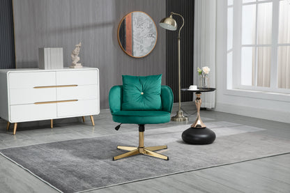 MOONMISS Home Office Desk Chair, Vanity Chair, Modern Adjustable Home Computer Executive Chair Swivel Task Chair for Small Space, Living Room, Make-up, Studying