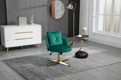 MOONMISS Home Office Desk Chair, Vanity Chair, Modern Adjustable Home Computer Executive Chair Swivel Task Chair for Small Space, Living Room, Make-up, Studying