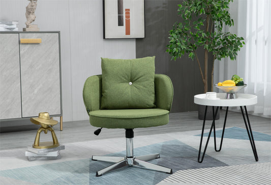 MOONMISS Home Office Desk Chair, Modern Adjustable Home Computer Executive Chair Swivel Task Chair for Small Space, Living Room, Make-up, Studying