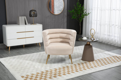 MOONMISS Accent Chair , Leisure Single Chair with Golden Feet, Suitable for Living Room, Bedroom, Dressing-room