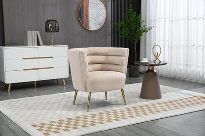 MOONMISS Accent Chair , Leisure Single Chair with Golden Feet, Suitable for Living Room, Bedroom, Dressing-room