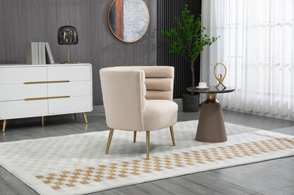 MOONMISS Accent Chair , Leisure Single Chair with Golden Feet, Suitable for Living Room, Bedroom, Dressing-room