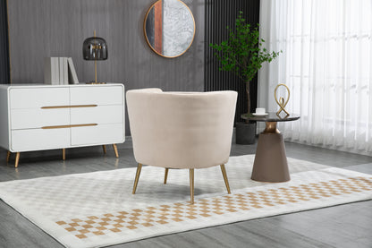 MOONMISS Accent Chair , Leisure Single Chair with Golden Feet, Suitable for Living Room, Bedroom, Dressing-room