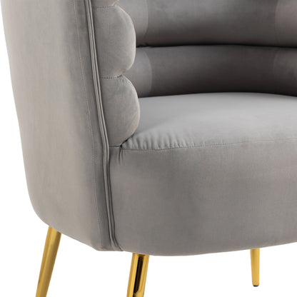 MOONMISS Accent Chair , Leisure Single Chair with Golden Feet, Suitable for Living Room, Bedroom, Dressing-room