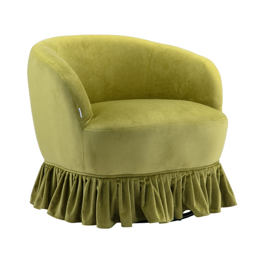 MOONMISS 360 Degree Swivel Barrel Chair, Comfy Round Accent Sofa Chair for Living Room, Swivel Barrel Club Chair, Leisure Arm Chair for Nursery, Hotel, Bedroom, Office, Lounge