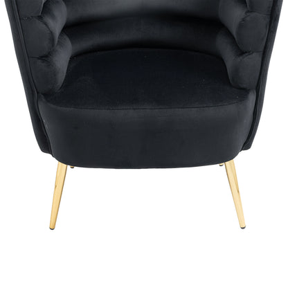 MOONMISS Accent Chair , Leisure Single Chair with Golden Feet, Suitable for Living Room, Bedroom, Dressing-room
