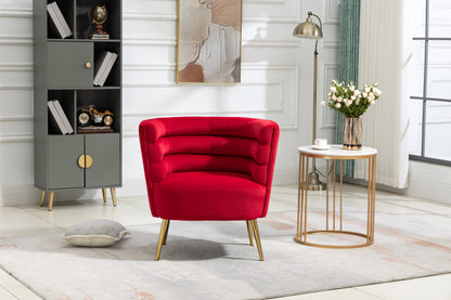 MOONMISS Accent Chair , Leisure Single Chair with Golden Feet, Suitable for Living Room, Bedroom, Dressing-room