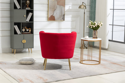 MOONMISS Accent Chair , Leisure Single Chair with Golden Feet, Suitable for Living Room, Bedroom, Dressing-room