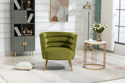 MOONMISS Accent Chair , Leisure Single Chair with Golden Feet, Suitable for Living Room, Bedroom, Dressing-room