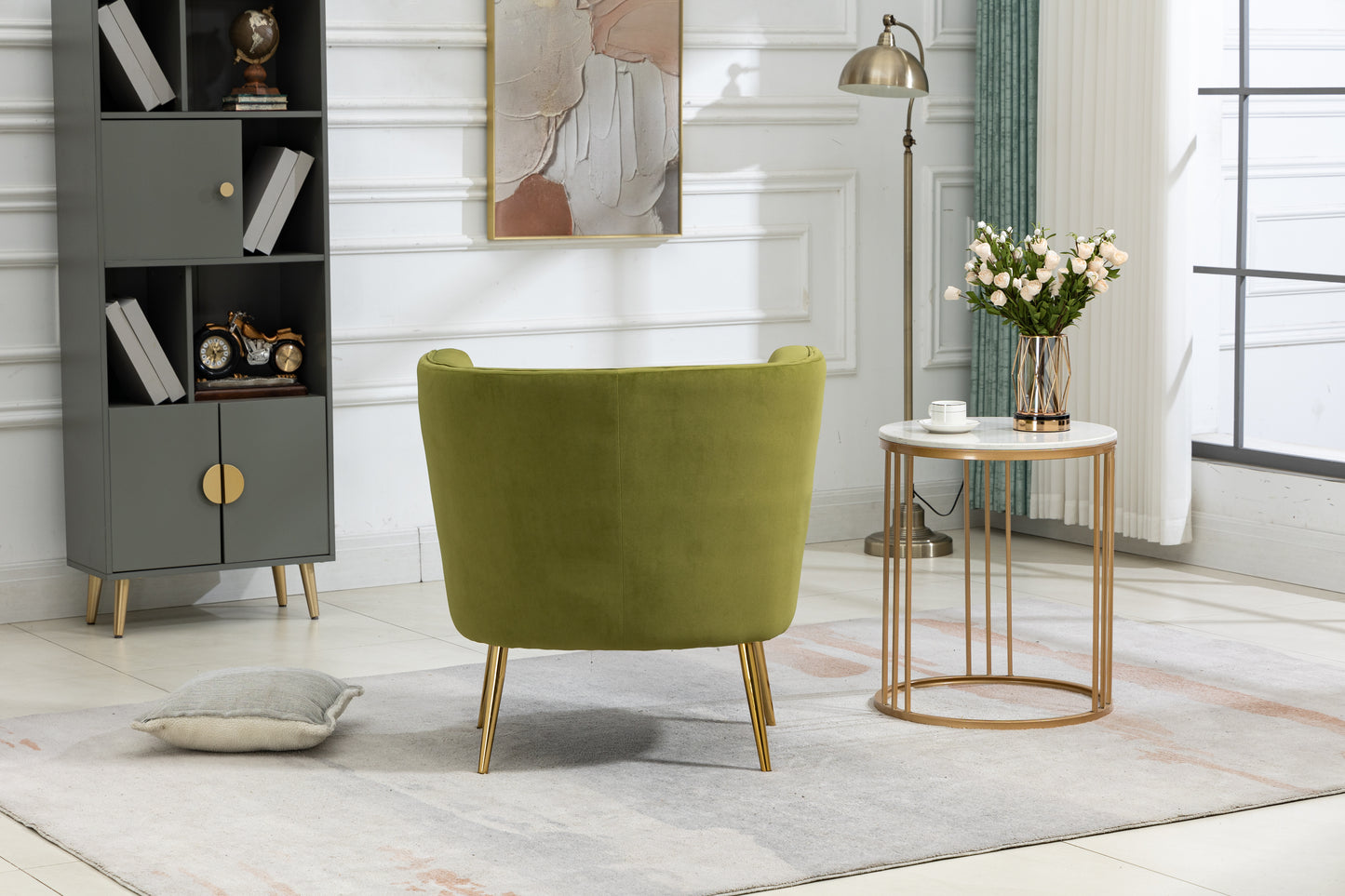 MOONMISS Accent Chair , Leisure Single Chair with Golden Feet, Suitable for Living Room, Bedroom, Dressing-room