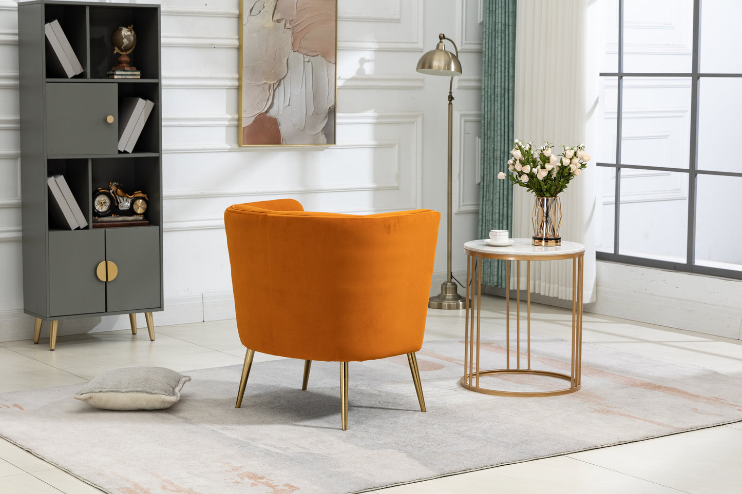 MOONMISS Accent Chair , Leisure Single Chair with Golden Feet, Suitable for Living Room, Bedroom, Dressing-room