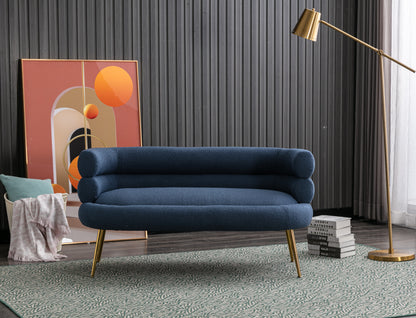MOONMISS Accent Chair ,leisure sofa with Golden feet